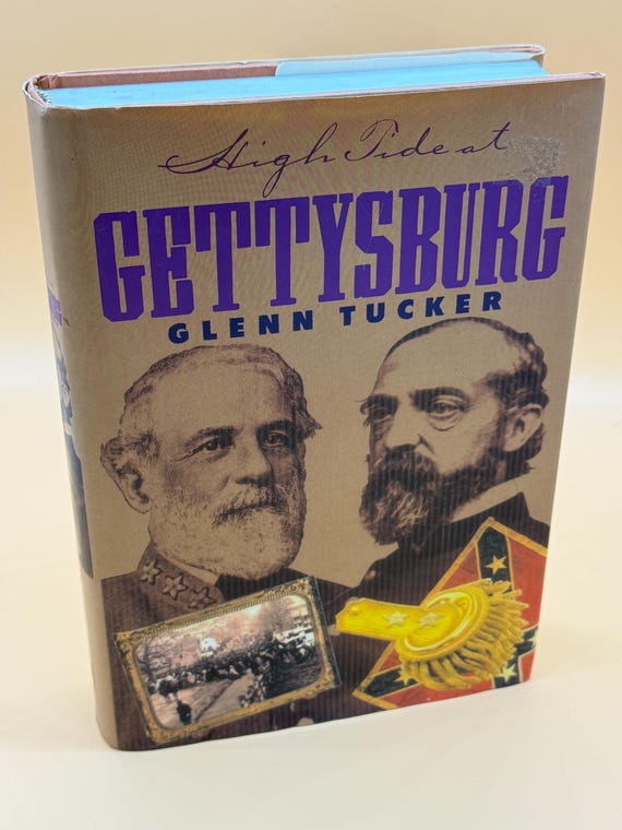 High Tide at Gettysburg by Glenn Tucker circa 1990's reprint Konecky Publishing Civil War History Books Nonfiction books American History
