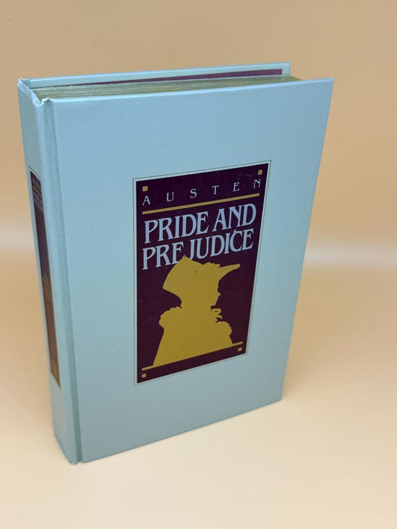 Pride and Prejudice by Jane Austen circa 1970's Grolier Enterprises Victorian Literature book gifts