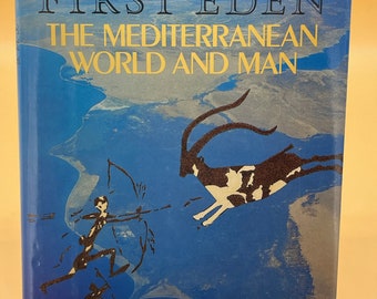 Natural History Books The First Eden The Mediterranean World and Man by David Attenborough 1987 Little Brown Publishing hardcover rare books