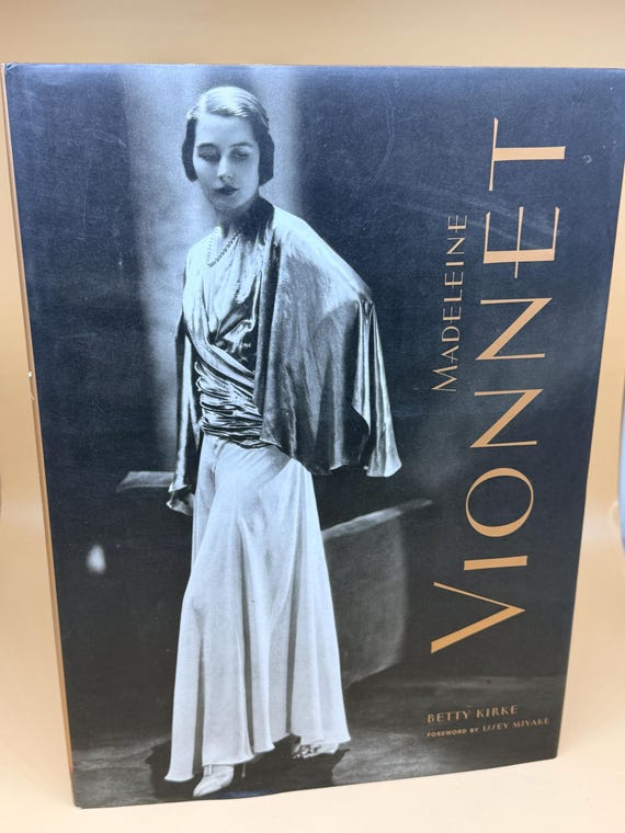Madeleine Vionnet First Edition 2nd Printing 1998 Chronicle Books Fashion Art Paris fashion designers rare books