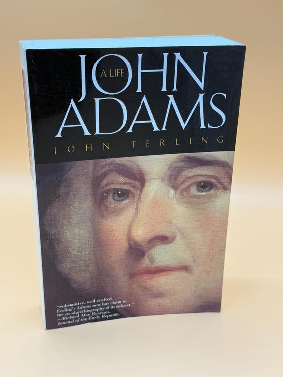 John Adams A Life by John Ferling 1996 Owl Books paperback History book gifts American Founders biography books