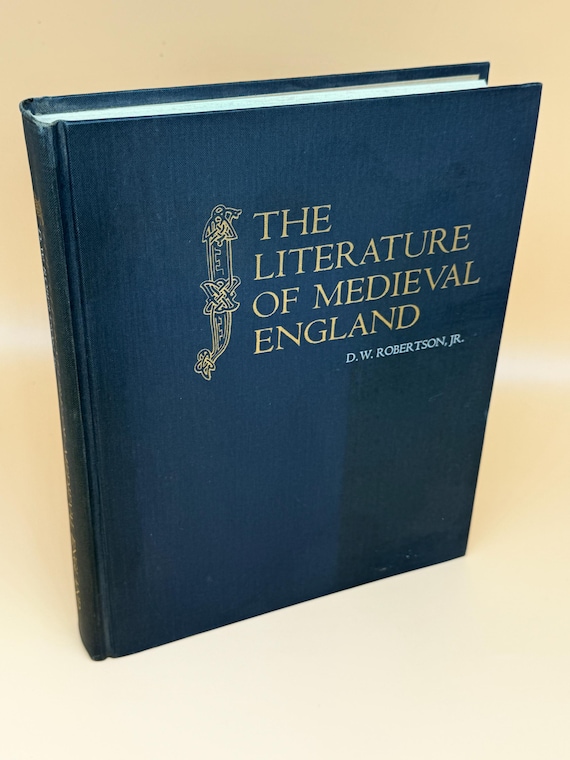 The Literature of Medieval England 1970 McGraw Hill Publishing Classic English literature reference books