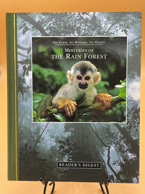 Nature Books Mysteries of the Rain Forest 1996 Readers Digest hardcover Science books for readers gift Conservation Ecology Rain Forest