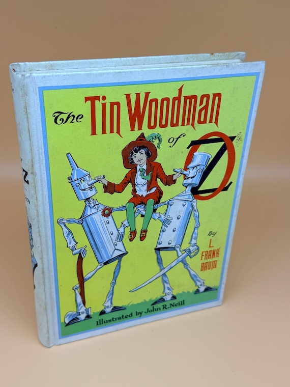 The Tin Woodman of Oz by L. Frank Baum White Spine edition circa 1960's Reilly and Lee Publishing Rare books Classic Literature