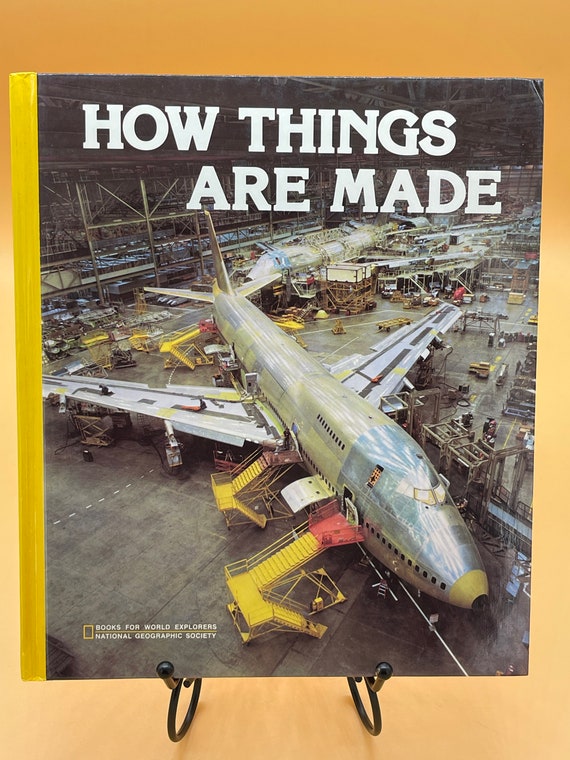 Childrens Books How Things Are Made by National Geographic Books for Young Explorers Series 1985 hardcover Educational Books for Kids Gift