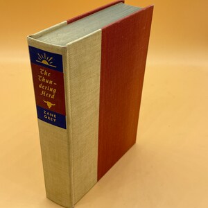 Western Fiction The Thundering Herd by Zane Grey Historical Fiction Books for Readers Used Books Cowboy Stories