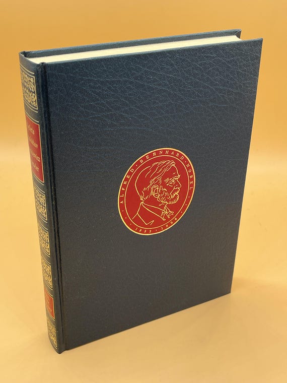 The Nobel Prize Library 1971 CRM Publishing featuring Giorgos Seferis, Mikhail Sholokhov Henryk Sienkiewicz Carl Spitteler Nobel Laureates