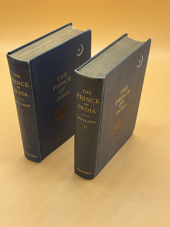 Rare Books The Prince of India or Why Constantinople Fell by Lew Wallace circa 1920's reprint History Books for Readers Gifts Used Books