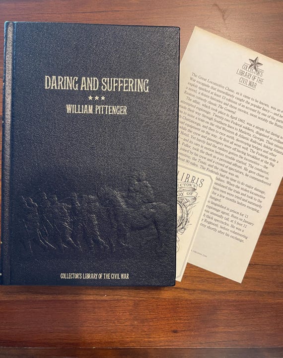 Civil War History Books Daring and Suffering Collectors Library of the Civil War by William Pittenger History Book Gifts Book Collectors