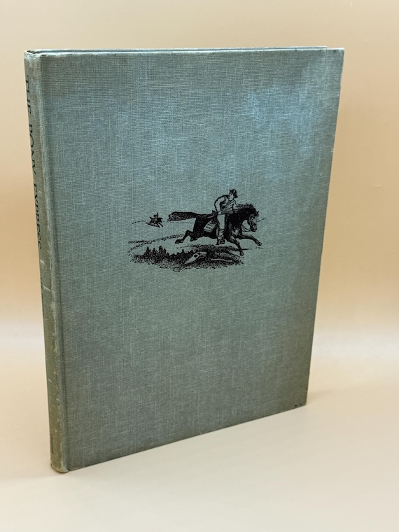 The Pony Express 1955 Illustrated Grosset & Dunlap Publishing History Books Old West history gift books