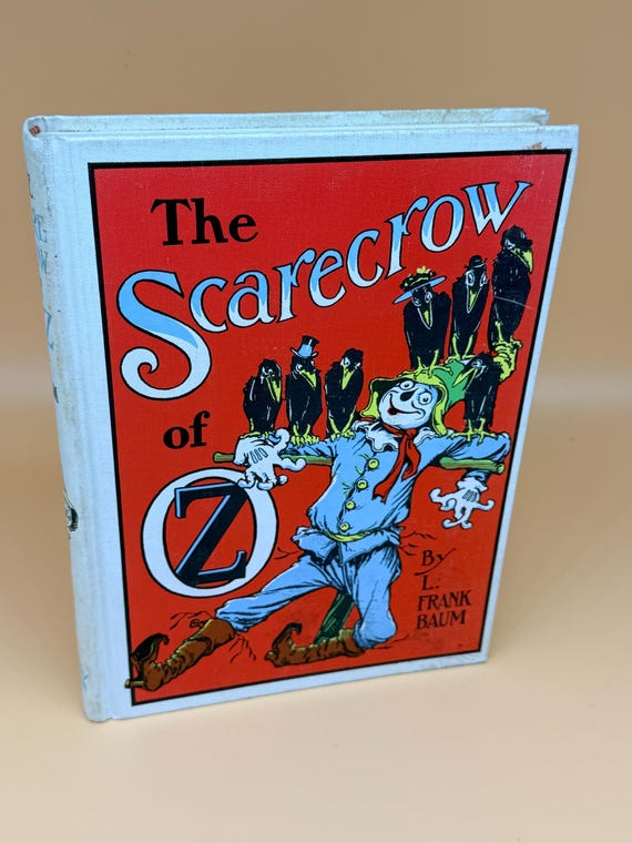 The Scarecrow of Oz by L. Frank Baum circa 1960's White Spine Edition Reilly Lee Publishing Rare books Childrens Literature