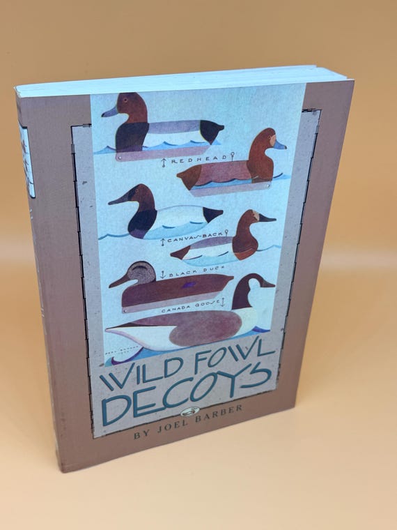 Wild Fowl Decoys by Joel Barber 2000 Derrydale Press paperback Art duck decoy books