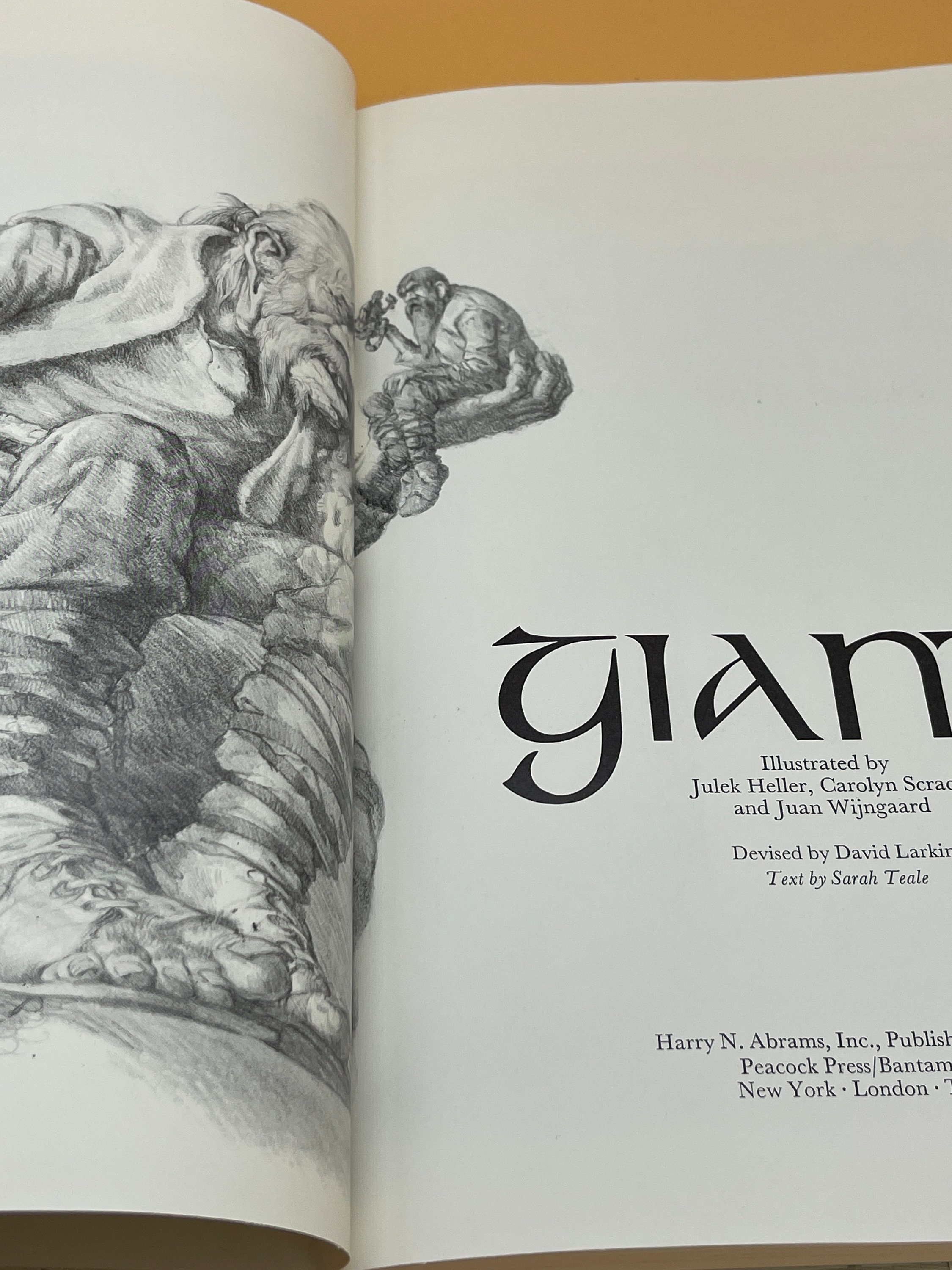 Art Books Giants Illustrators Julek Heller Carolyn Scrace Juan Wijngaard Sarah Teale Art Lovers Gift for Readers Folklore Books Mythology Art Books Giants Illustrators Julek Heller Carolyn Scrace Juan Wijngaard Sarah Teale Art Lovers Gift for Readers Folklore Books Mythology