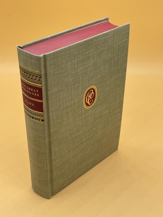 Five Great Dialogues Plato 1942 Walter Black Publishing for The Classics Club Philosophy Book Gifts Greek Philosophers Greek Philosophy