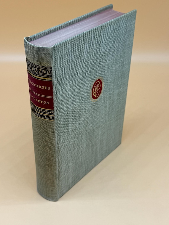 Discourses by Epictetus 1944 Walter J Black Classics Club series w Intro and Notes Original Classic Club Philosophy Books Philosophical Gift