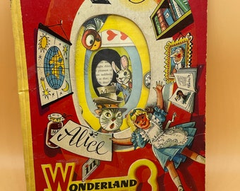 Rare Books Alice in Wonderland Pop-Up Lewis Carroll, Kubasta illustrator 1960 Bancroft (Westminster Books), London SEE CONDITION NOTES