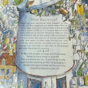 Childrens Books the Great Recycling Adventure a Lift-a-flap Look at Old ...