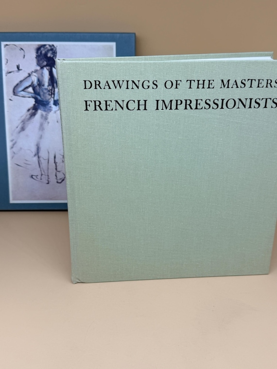 Drawings of the Masters Series; French Impressionists 1962 Sherwood Publishing Art history books