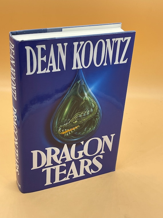 Dragon Tears a Novel by Dean Koontz  1993 Putnam Publishing hardcover with dust jacket