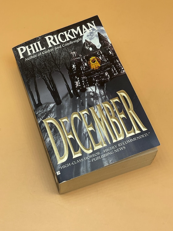 December by Phil Rickman 1996 Berkley Books Mass Market Paperback Horror books Vintage Paperbacks Vintage Horror Collectibles Gift Books