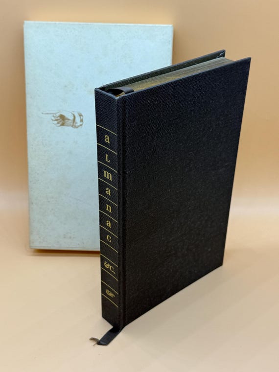 Almanac A Collection of Early American Almanacs 1986 Westvaco Special Edition American history book gifts