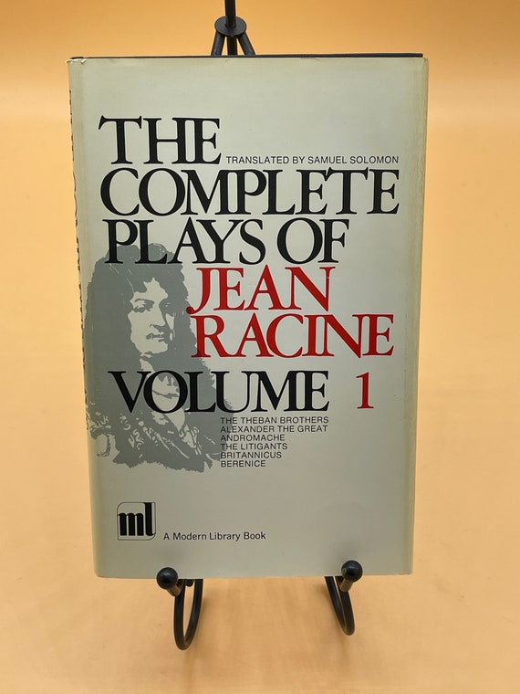 Rare Books The Complete Plays of Jean Racine Volume 1 only Modern Library 1967 French Literature Collectible Books for Readers Gift