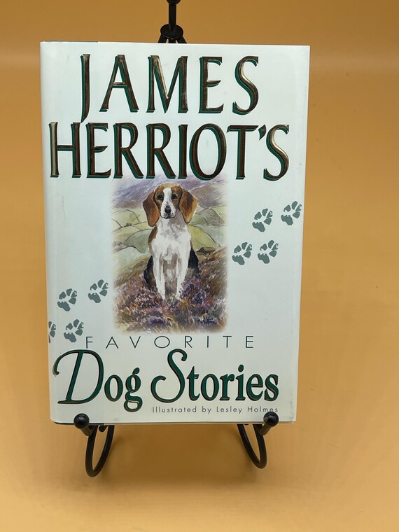 James Herriot Favorite Dog Stories First U.S. Edition 1996 St Martins Press Illustrator Lesley Holmes  Dog Lovers Gift Books Animal Stories