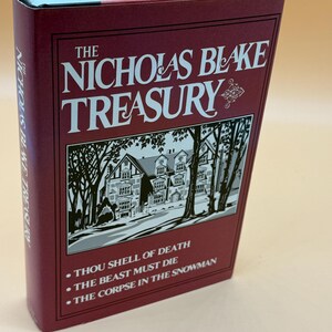 The Nicholas Blake Treasury Volume One 1964 Book Club Edition Nelson DoubleDay Publishing Fiction Mystery Novels Literary Mysteries