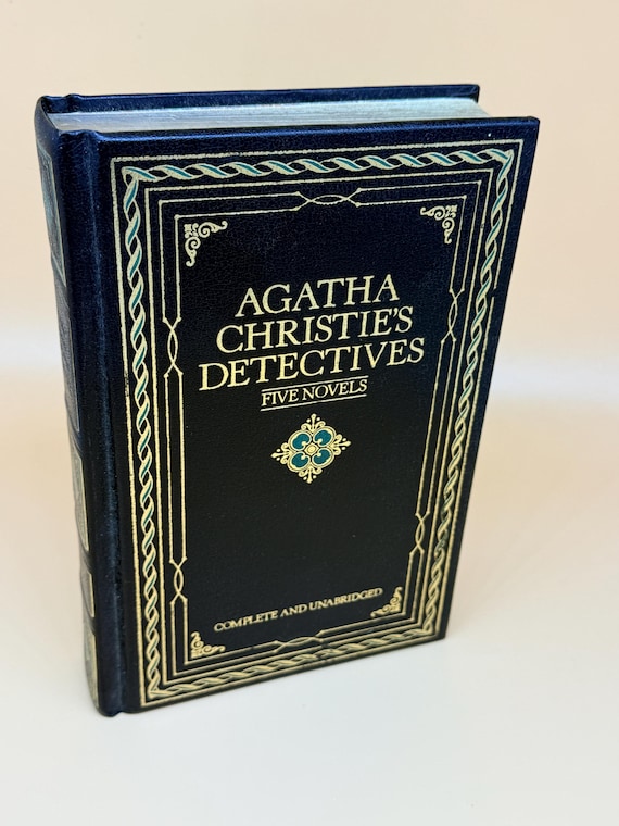 Agatha Christie Detectives Five Complete Novels 1982 Chatham River Press Mystery Crime fiction