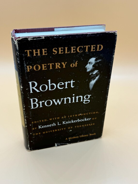 The Selected Poetry of Robert Browning 1954 Modern Library Poetry gift books Poems