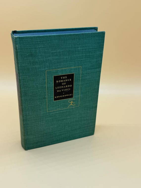 The Romance of Leonardo Da Vinci by Dmitri Merejkowski 1928 Modern Library Historical Fiction Literature