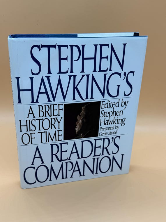 Stephen Hawking's A Brief History of Time Readers Companion 1992 Bantam Books Physics books astrophysics