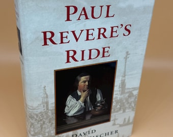 Paul Revere's Ride by David Hackett Fischer Author INSCRIBED 1994 Oxford University Press History books American Revolution