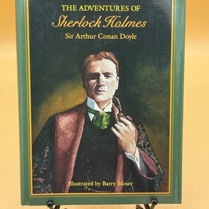 Deluxe Edition The Adventures of Sherlock Holmes  Sir Arthur Conan Doyle Illustrated Mystery Books for Readers Gifts Used books fiction
