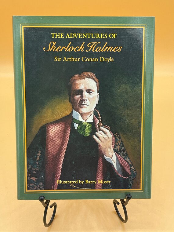 Deluxe Edition The Adventures of Sherlock Holmes  Sir Arthur Conan Doyle Illustrated Mystery Books for Readers Gifts Used books fiction