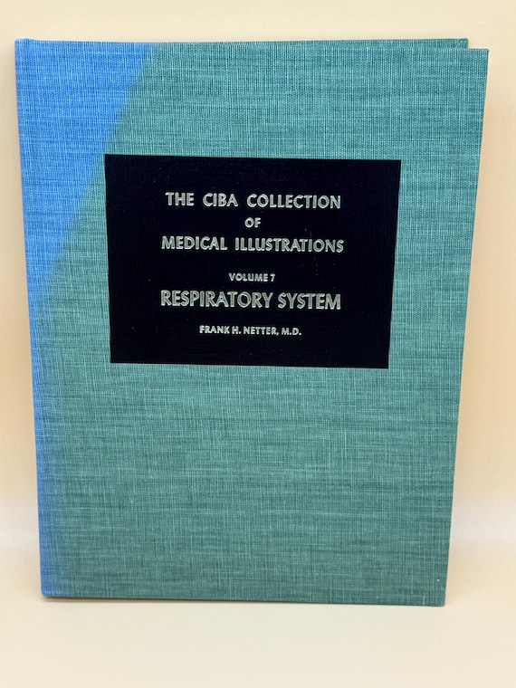 The CIBA Collection of Medical Illustrations Volume 7 Respiratory System 1980 Second Edition Medical Art book gifts books for doctors