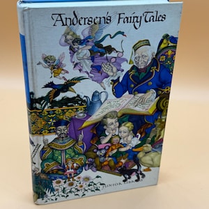 Andersen&#39;s Fairy Tales Illustrated Jr Library reprint from Kingsport Press circa 1970&#39;s for Grossett & Dunlap original publishers in 1945