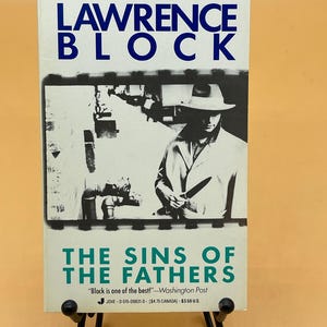 The Sins of the Father a Matt Scudder mystery novel by Lawrence Block 1982 Jove MM PB Detective Crime Fiction Novels Mystery Book Gifts