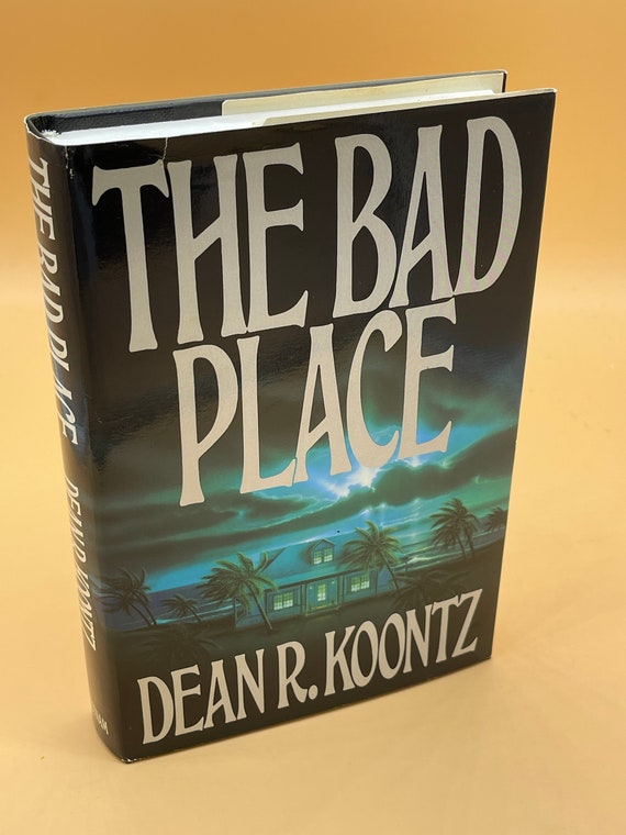 Horror Books The Bad Place by Dean Koontz 1990 Book Club Edition Putnam Publishing Horror Lovers Gift Books Classic Horror Stories