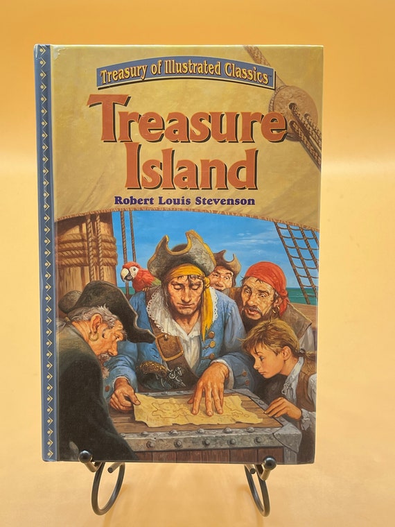 Childrens Books Treasure Island by Robert Louis Stevenson adapted for young readers gift 2004 Modern Publishing Adventure Stories Storybooks