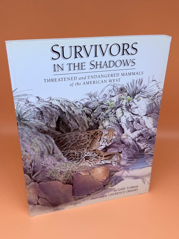 Survivors In The Shadows Threatened & Endangered Mammals of the American West 1993 Northland Publishing paperback Conservation Nature books