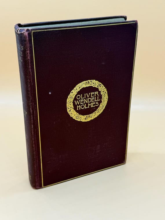 The Complete Poetical Works of Oliver Wendall Holmes Cambridge Edition 1895 Houghton Mifflin Rare poetry book gifts poetry lovers gift