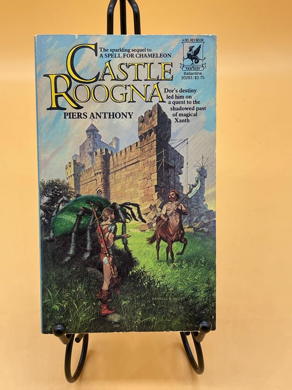 Castle Roogna by Piers Anthony The Magic of Xanth series 7th printing 1982 Ballantine MM PB Fantasy books vintage paperbacks vintage fantasy