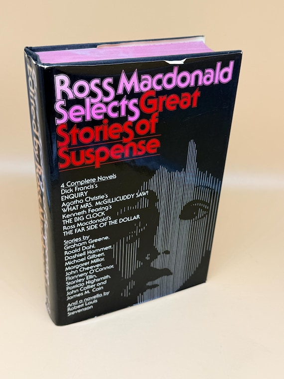 Great Stories of Suspense by Ross Macdonald 1974 Knopf Publishing mystery suspense crime novels
