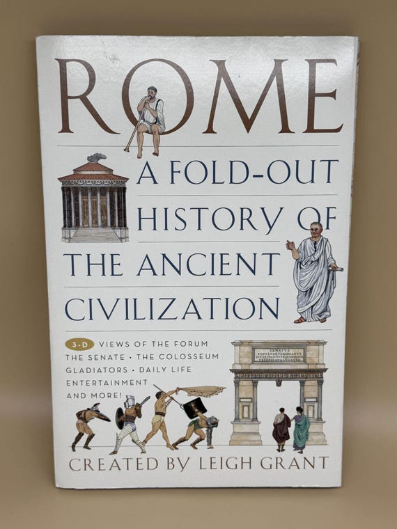 Rome A Fold Out History of the Ancient Civilization 2005 Black Dog Publishing pop up books
