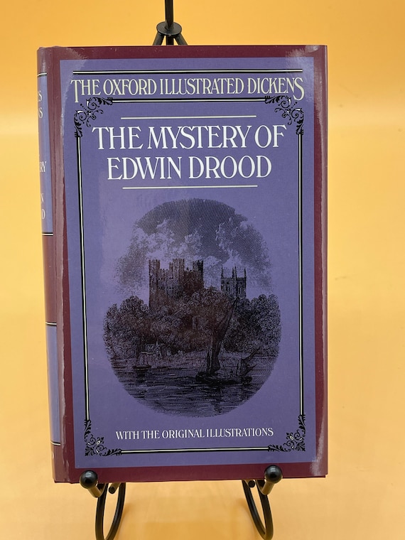 Dickens Books The Mystery of Edwin Drood by Charles Dickens Oxford Illustrated Dickens Literature Books for Readers Gift Books Used Books