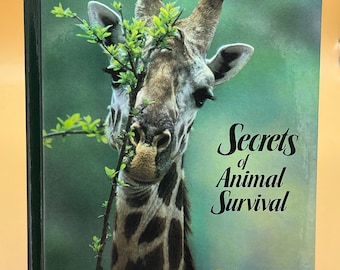 Childrens Books Secrets of Animal Survival by National Geographic Books for Young Explorers Series 1985 hardcover Educational books for kids