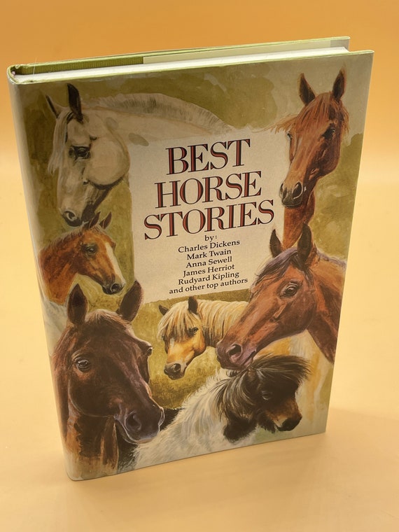 Young Readers Animal Books Best Horse Stories by various authors 1991 Wings Books Edition Animal Stories Childrens Books for Kids Gifts