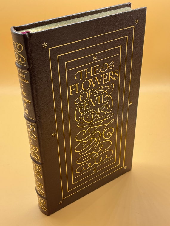 Rare Books The Flowers of Evil by Charles Baudelaire 1977 Easton Press Collectors Edition Collectible Books for Readers Gift Used Books