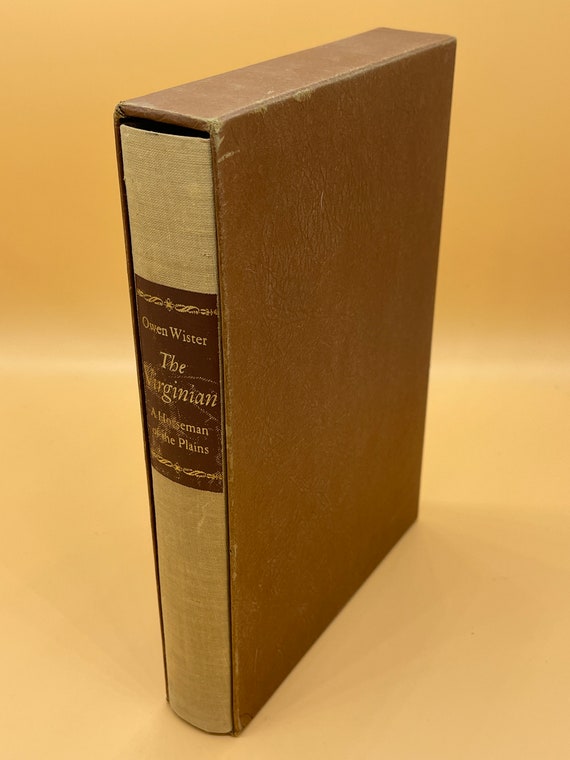 The Virginian A Horseman of the Plains by Owen Wister  Heritage Press in Slipcase 1951